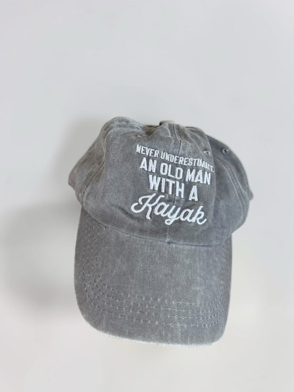 Gift for Kayakers Never Underestimate Old Man Kayak Hat
